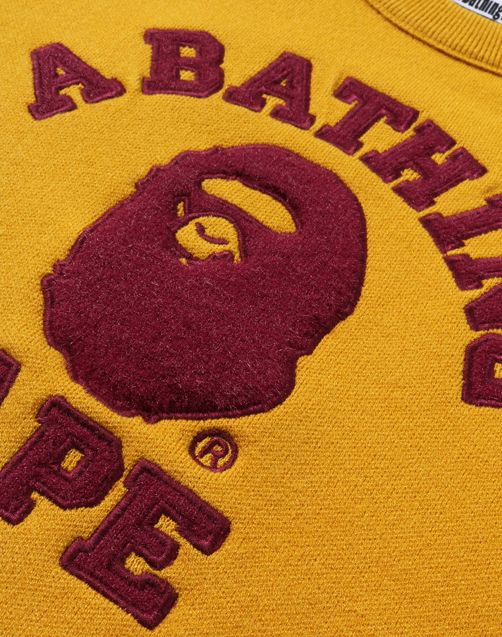 COLLEGE FUR LOGO SWEATER LADIES