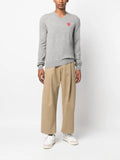 Comme Des Garçons Play V-neck wool jumper