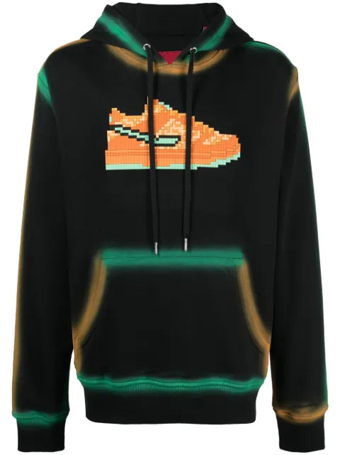 Mostly Heard Rarely Seen 8-Bit Furry graphic-print cotton hoodie