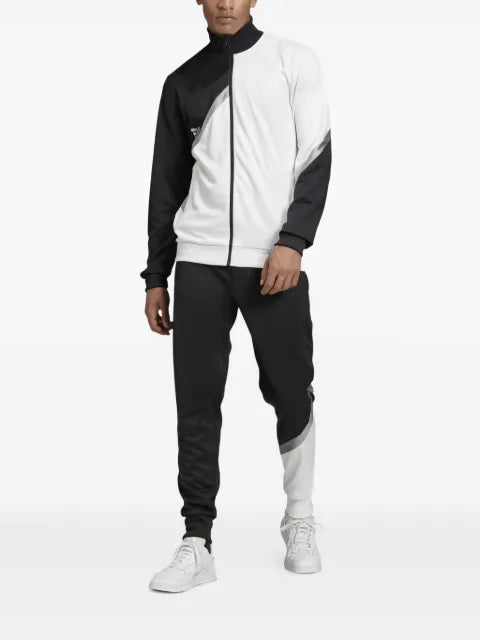 adidas diagonal-panel track jacket