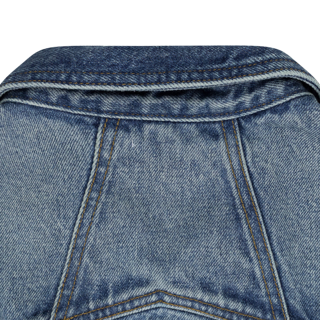 INDIGO OVERSIZED DENIM TRUCKER JACKET