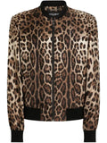 Dolce & Gabbana bomber jacket with leopard print