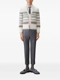 Thom Browne Donegal knitted tweed cardigan
