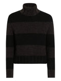 Dolce & Gabbana striped roll-neck sweater