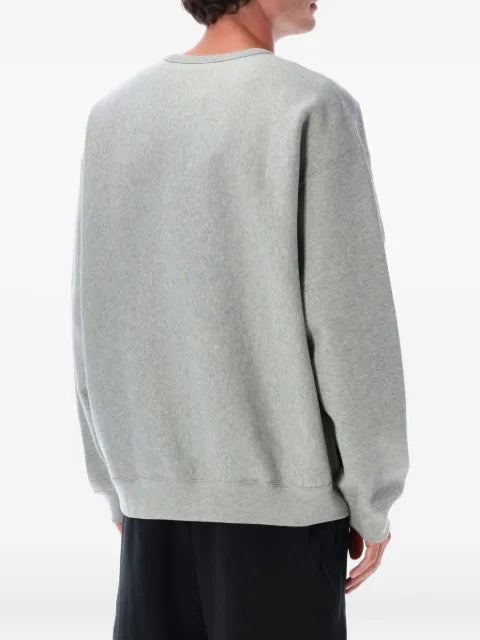 Nike Swoosh embroidery crew-neck sweatshirt