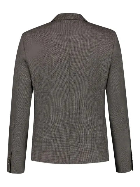 PAUL ZEIST checked single-breasted blazer