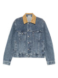 JW Anderson corduroy-collar denim jacket