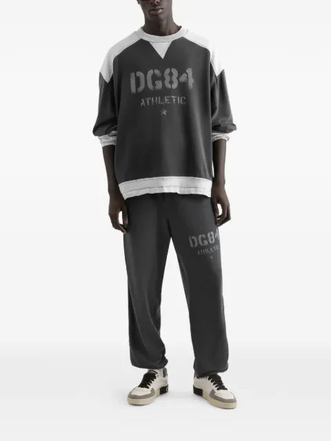 Dolce & Gabbana colour-block crew-neck sweatshirt