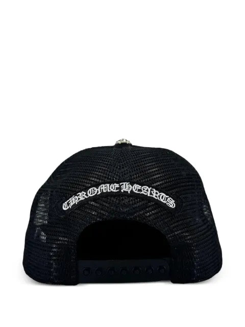 Chrome Hearts baseball cap with Triple Cross trucker print
