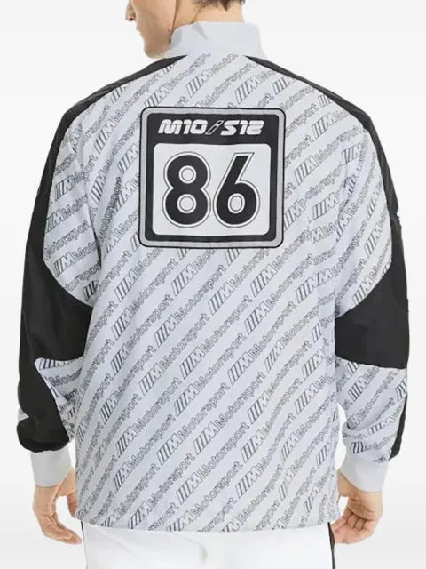 PUMA x BMW Motorsport logo-pattern jacket