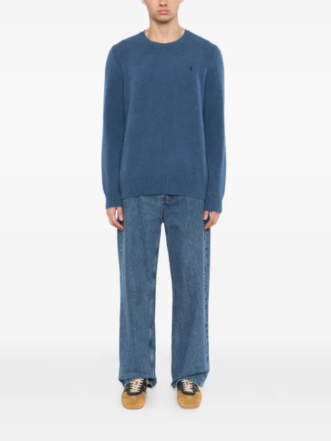 Polo Ralph Lauren blue logo sweater