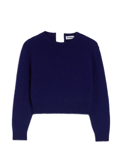 Jil Sander wool cropped sweater