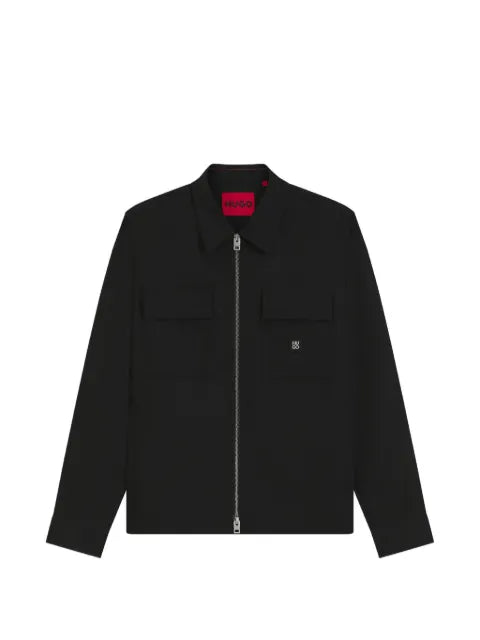 HUGO oversized-fit shirt with zipper closure