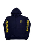 Chrome Hearts logo-print drawstring hoodie