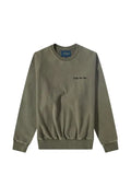 Awake NY pigment-dyed logo-embroidered crewneck sweatshirt