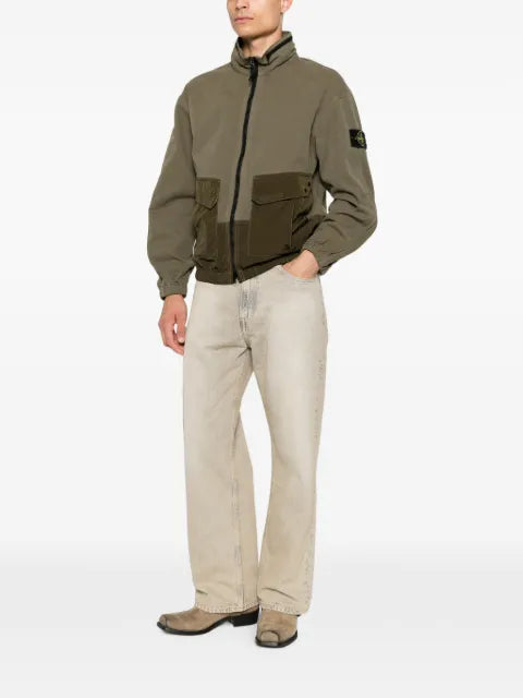 Stone Island 1200039 organic-panama-cotton + nylon sweatshirt