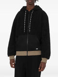 Moschino fleece zip-up hoodie