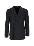 Brera double-breasted textured blazer