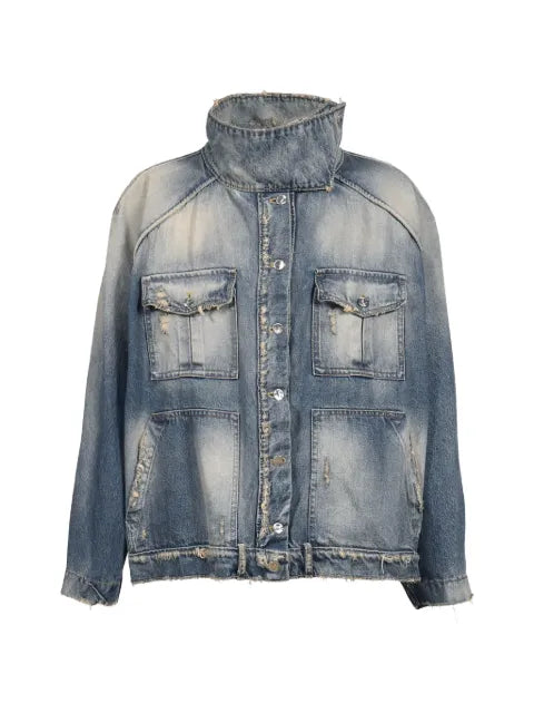 Domenico Orefice A4 distressed denim jacket