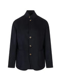 Montecore button-up stand-collar jacket