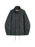Sunflower high-neck flap-pocket jacket