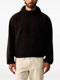Rains fleece-texture hoodie