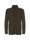 Zegna high-neck button-up jacket