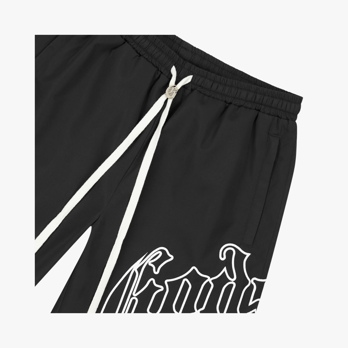 GodSpeed OG Logo Nylon Shorts Black/ White