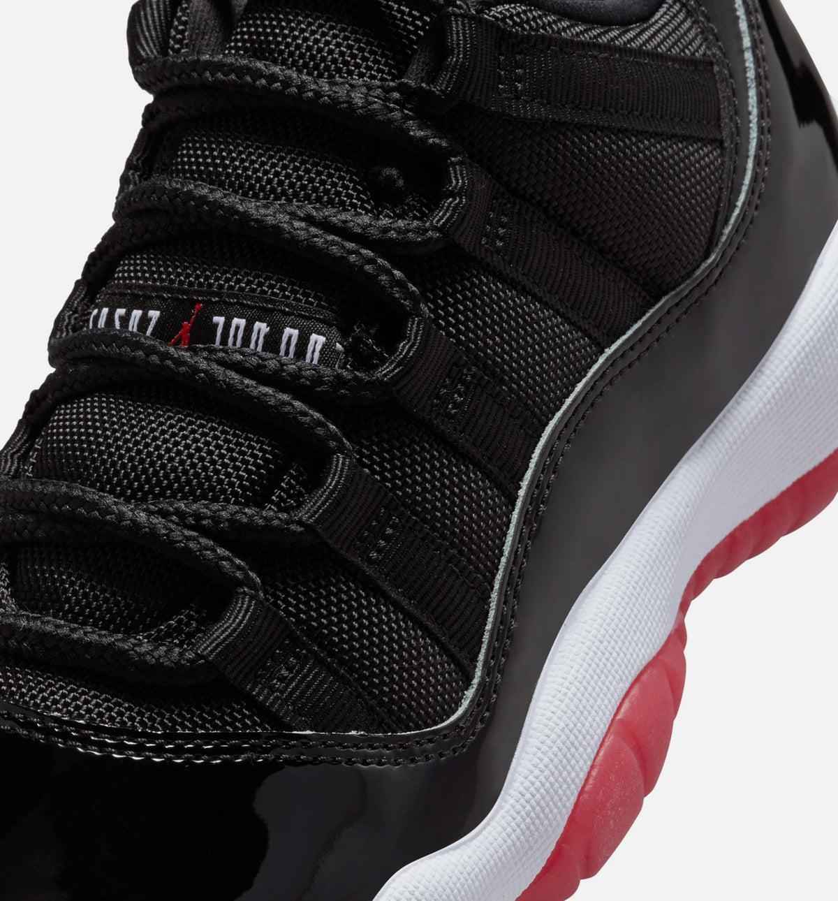 Air Jordan 11 Retro Bred Big Kids' Sneakers - Black / Varsity Red / White