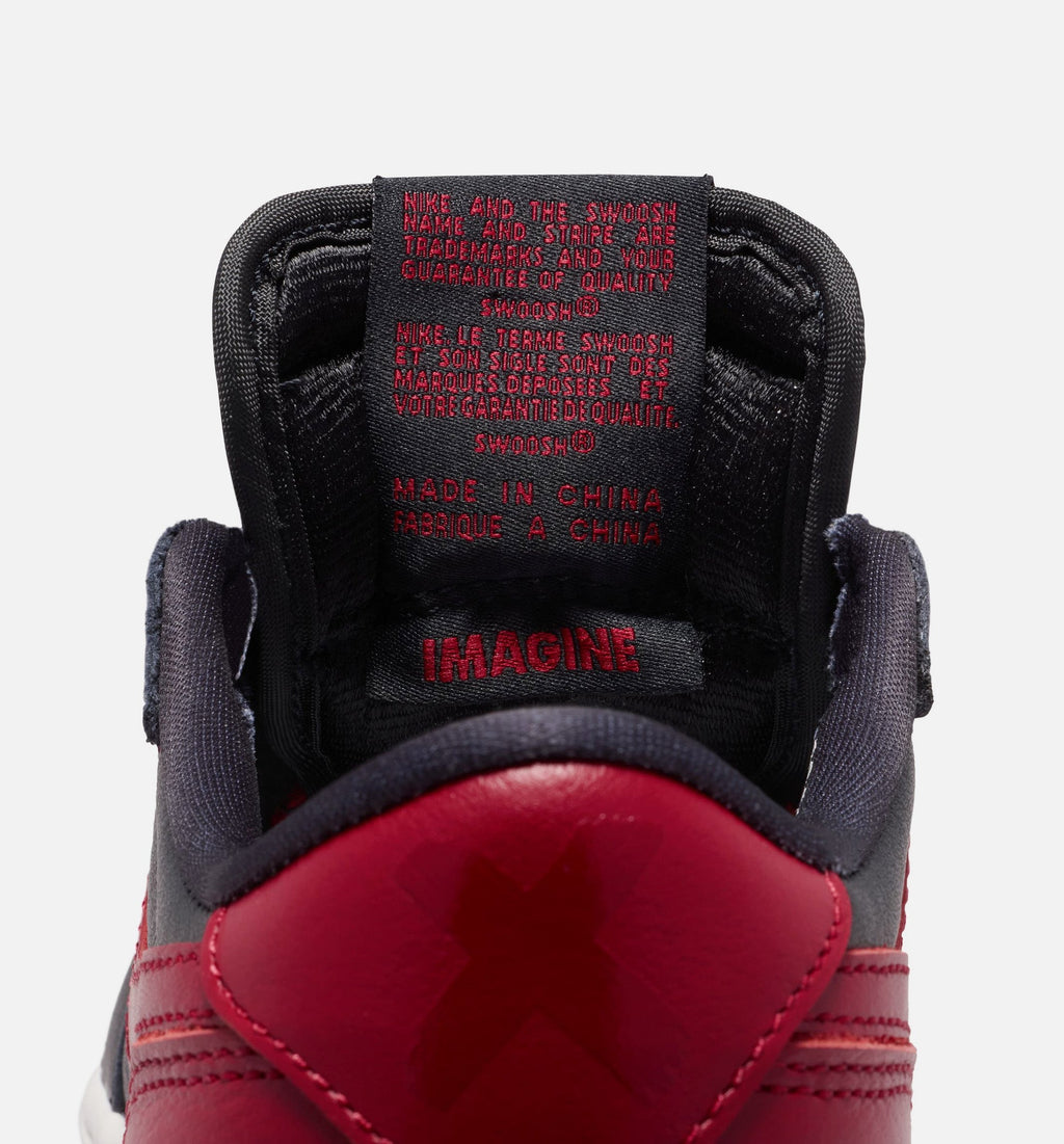 Air Jordan 1 Retro Low OG Grade School Lifestyle Shoe - Black/Varsity Red/Summit White