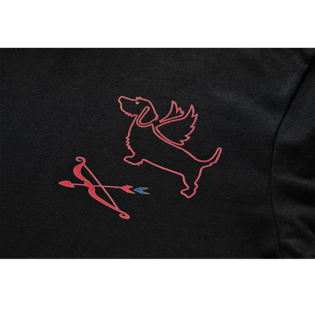 Men's Classic Four-Bar Puppy Dog T-Shirt - 100% Cotton Made in Japan | Thom Browne