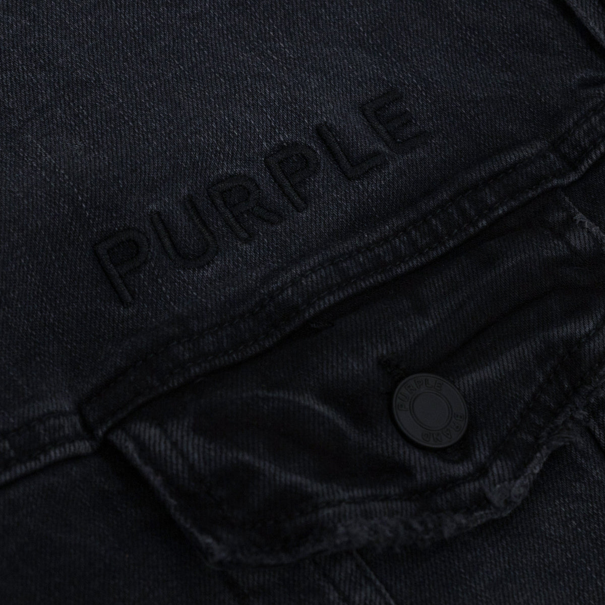 Black Purple x Blue Sky Denim Jacket
