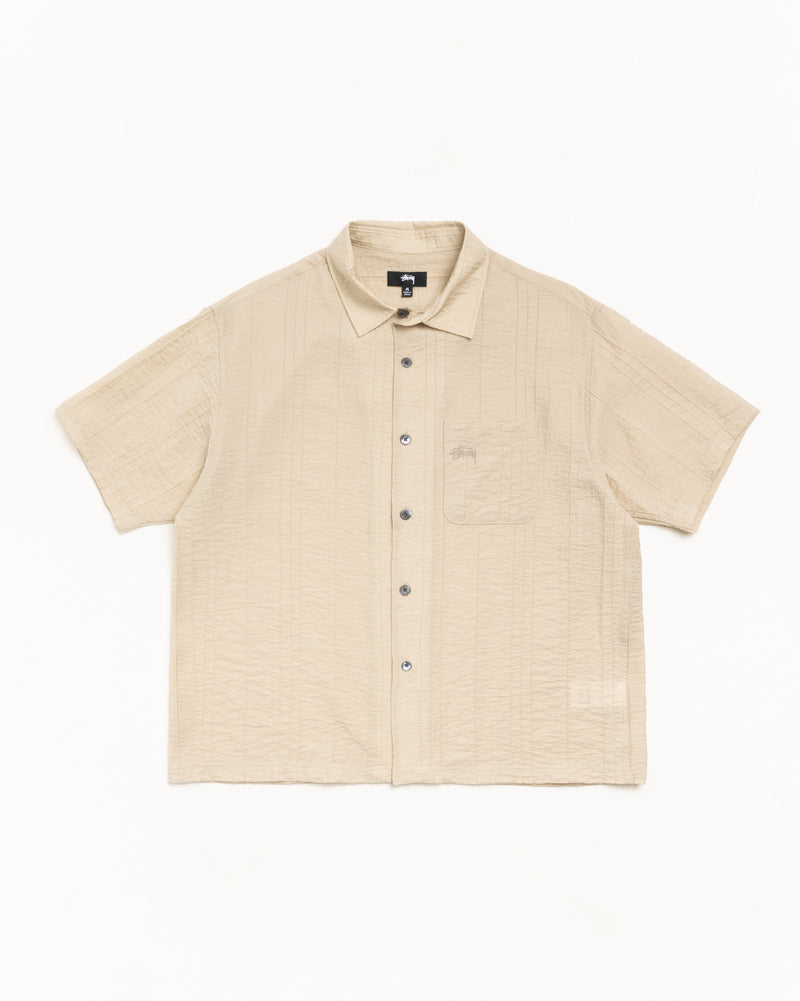 PLEATED TEXTURED SHIRT
