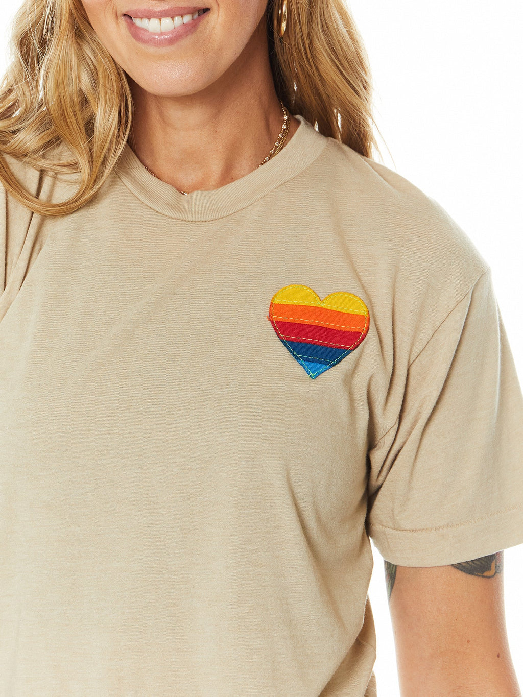 RAINBOW HEART STITCH BOYFRIEND