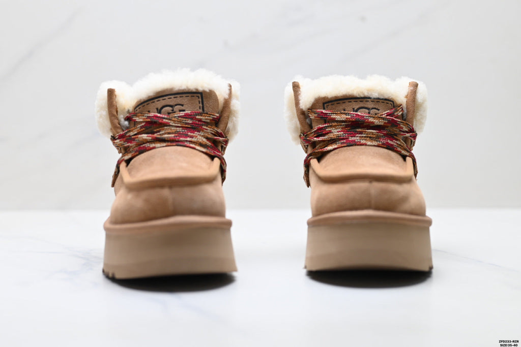 UGG Funkarra Shearling Platform Winter Boots