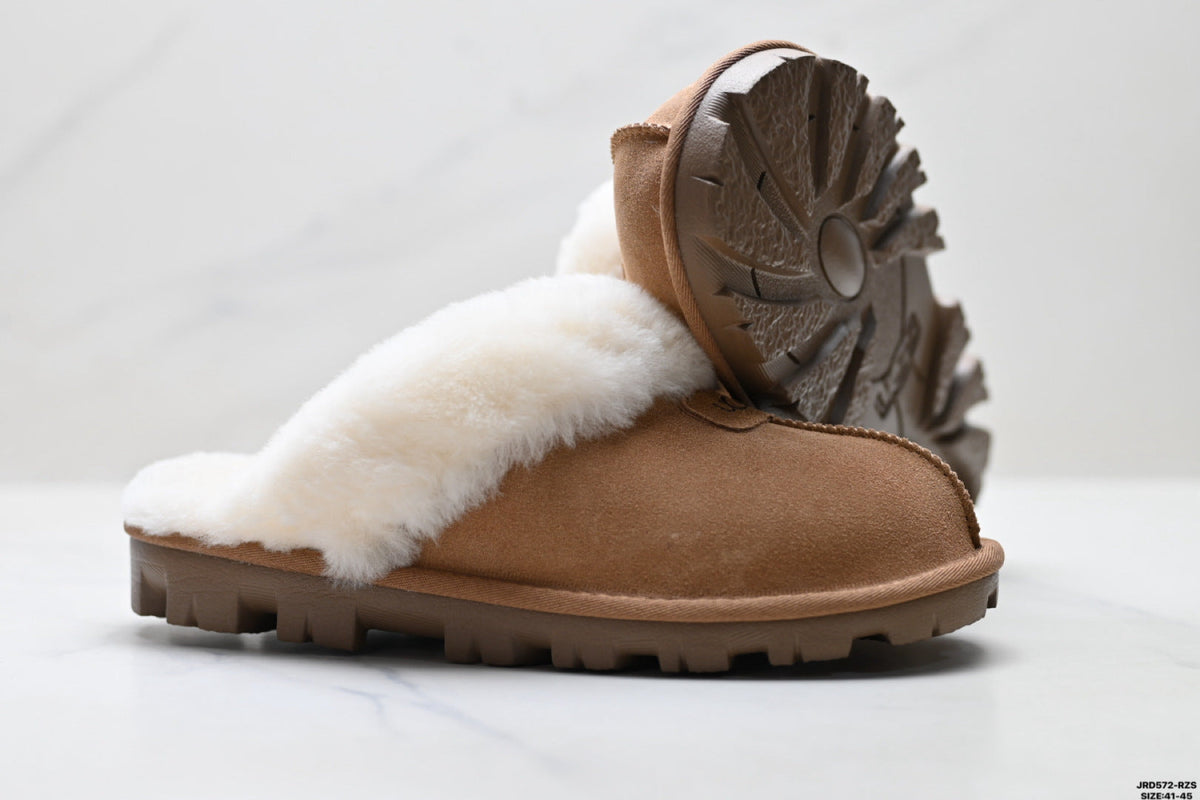 UGG Coquette Shearling Platform Slip-Ons