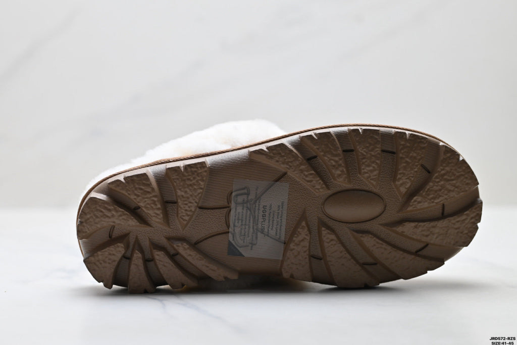UGG Coquette Shearling Platform Slip-Ons