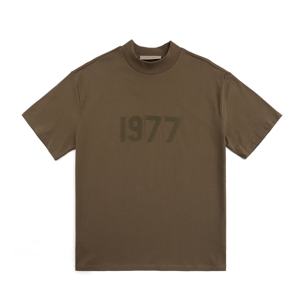 ESSENTIALS 1977 Tonal Wordmark Mock-Neck T-Shirt