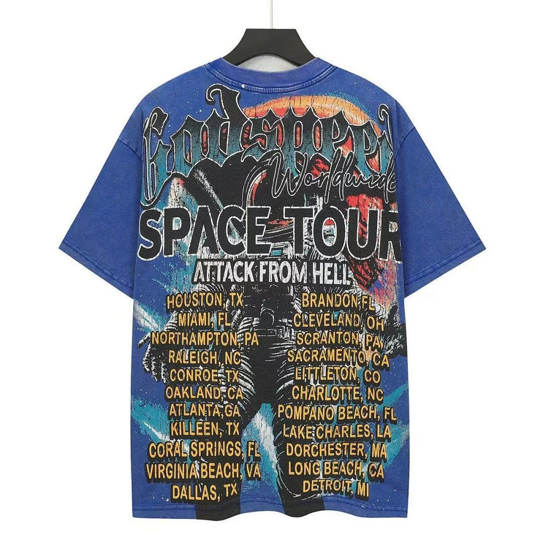 Godspeed Space Tour Astronaut Graphic T-Shirt