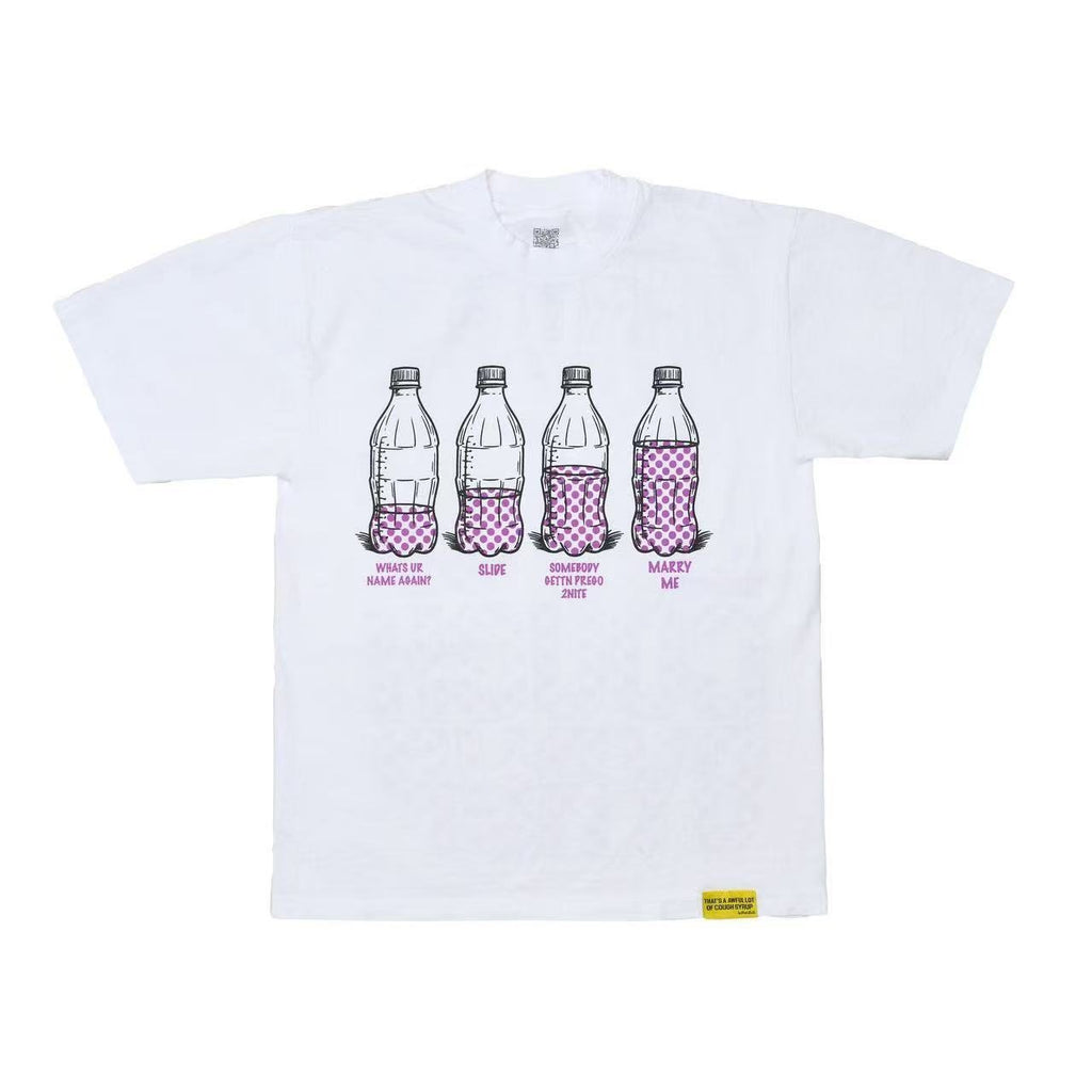 THAT'S A AWFUL LOT OF COUGH SYRUP Front & Back Graphic Short-Sleeve T-Shirt