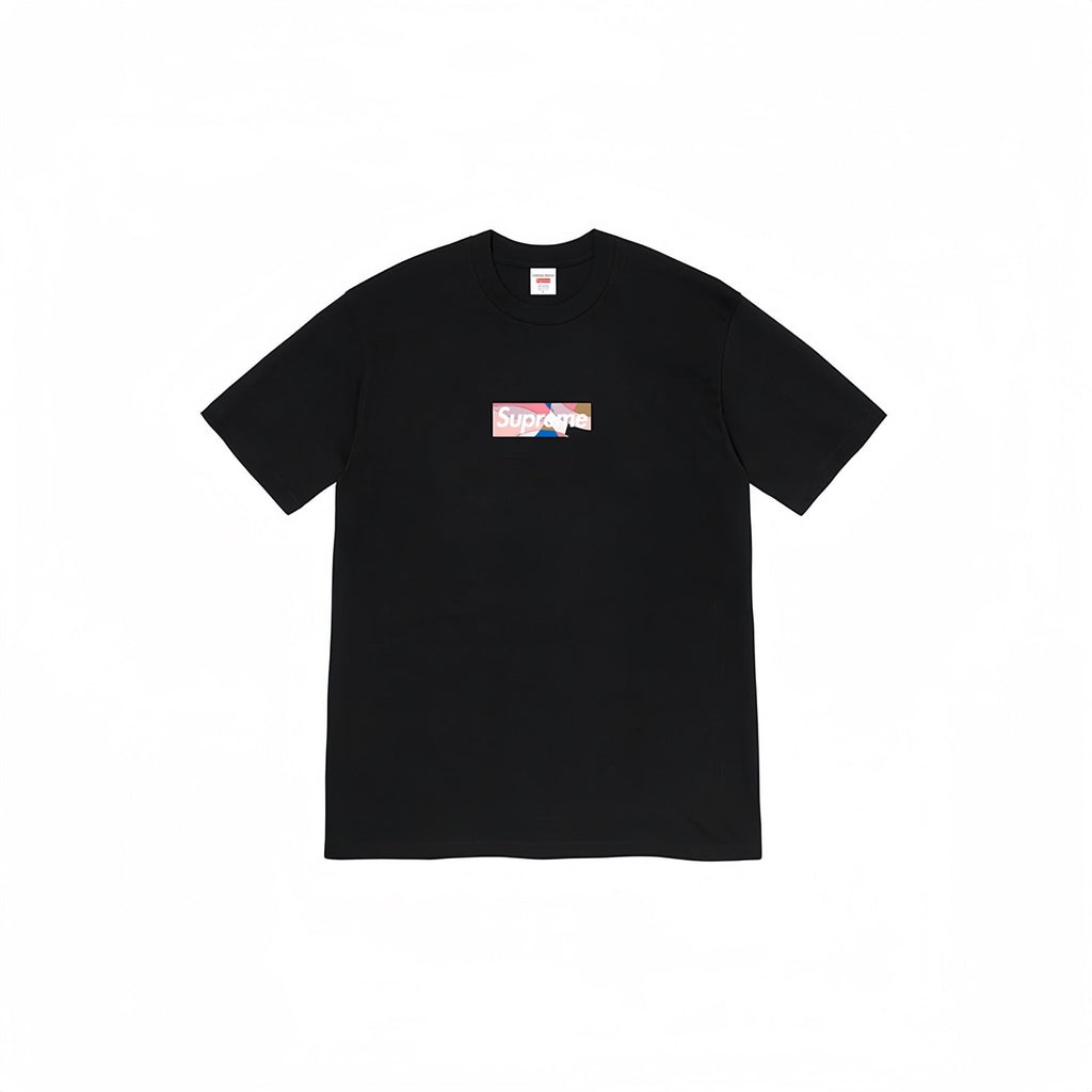 Supreme Pink Multicolor Box-Logo T-Shirt