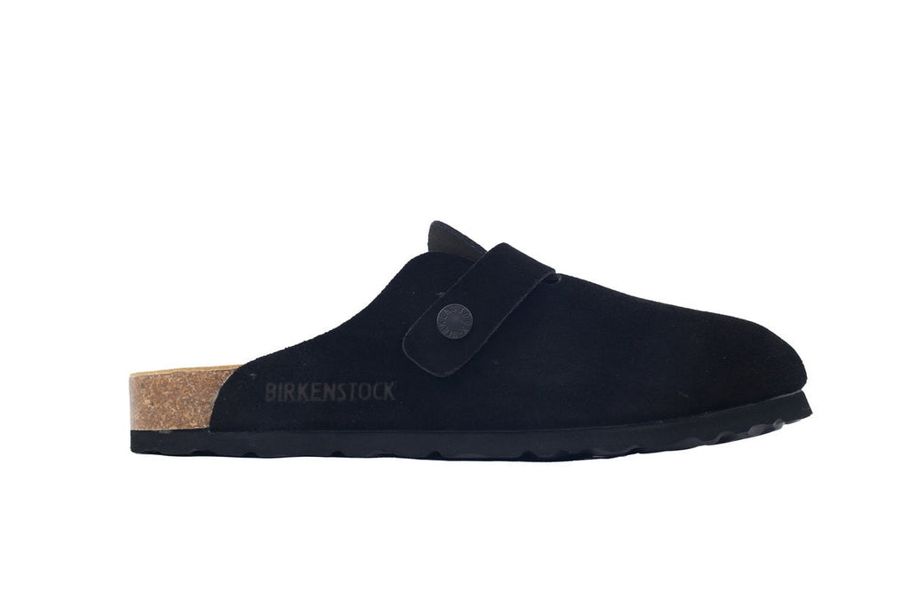 Birkenstock Boston Soft Footbed Suede Black 0660471/0660473