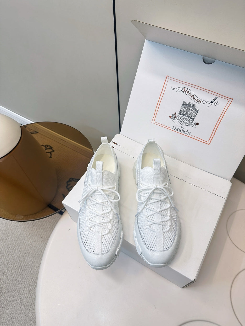 Hermes Classic Couple's Casual Sneakers